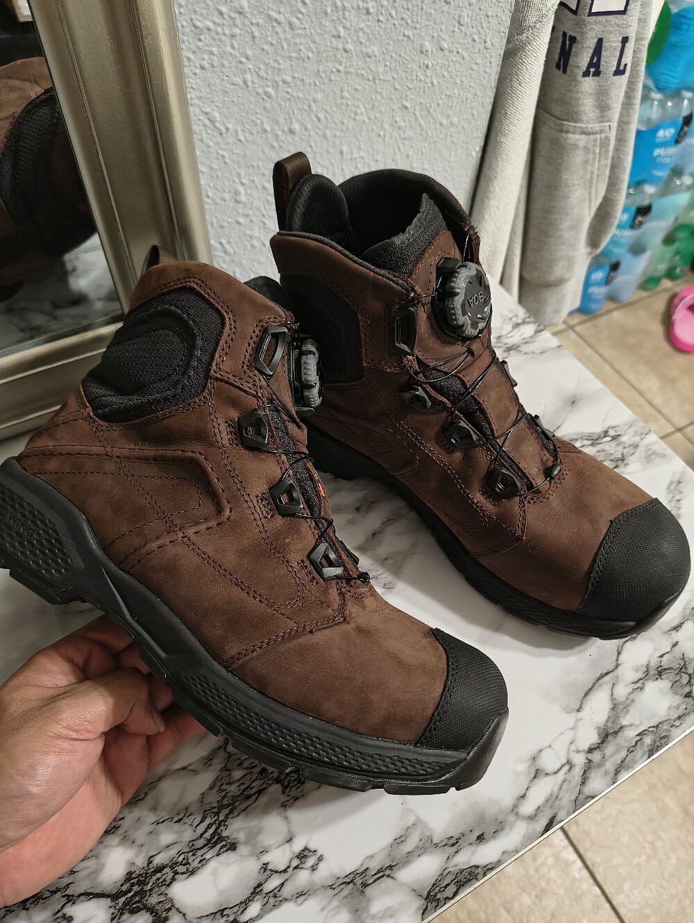 Red Wing 2452 Exos lite Brown BOA Work Boots - Picture 8 of 9